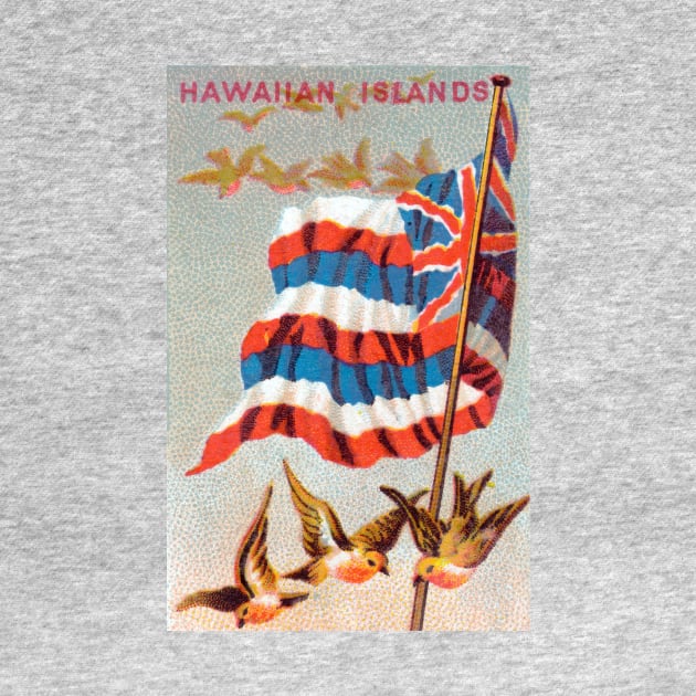 1910 Flag of the Hawaiian Islands by historicimage